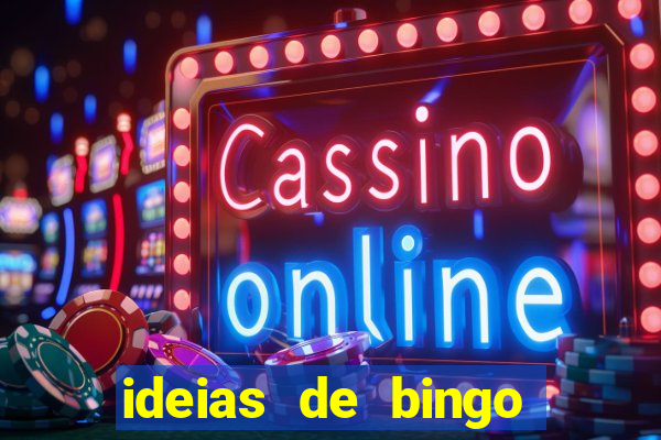 ideias de bingo para o natal